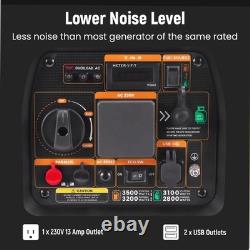 Générateur Inverseur Bifuel Essence 3500W Pour Camping Alimentation de Secours à Domicile