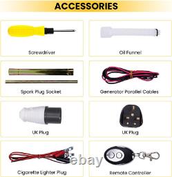 Générateur Inverseur Portable 5500W Essence Silencieux Onde Sinusoïdale Pure pour Camion