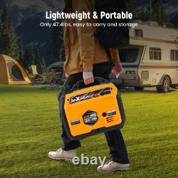 Générateur Inverseur Portable Compact 3.5KW Max pour Voyage en Camping-Car, Camping et Secours à Domicile