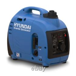 Générateur Inverseur Portable Hyundai 1000W 1kW à Essence Faible Bruit HY1000Si