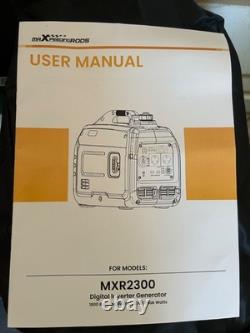 Générateur Inverseur Portable MaXpeedingRods 2300 Watts Fonctionnant à Essence Appareil Silencieux