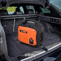 Générateur Inverseur Portable à Essence Silencieux 2200W Valise 4 Temps pour Camping RV