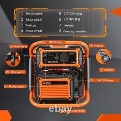 Générateur Inverseur Portable à Essence WILGOON 3200W, Mighty Atom, Valise Camping