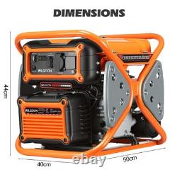 Générateur Inverseur à Essence 3200W pour Camping, VR, Jardin, Extérieur - Alimentation Téléphone/PC NOUVEAU