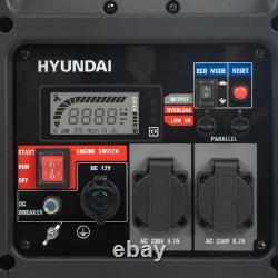 Générateur Inverseur à Essence Hyundai 2200W / 2.2kW, Sortie Onde Sinusoïdale Pure HY2250SI