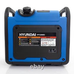 Générateur Inverseur à Essence Hyundai 2200W / 2.2kW, Sortie Onde Sinusoïdale Pure HY2250SI