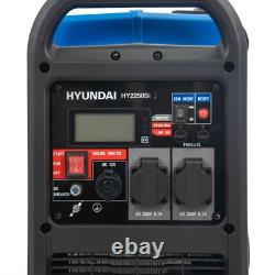 Générateur Inverseur à Essence Hyundai 2200W / 2.2kW, Sortie Onde Sinusoïdale Pure HY2250SI