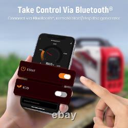 Générateur Inverter 3200W Essence GPL Bi-Carburant E-Démarrage Bluetooth pour Camping