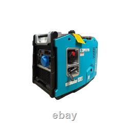 Générateur Inverter 6.5KW GTM GT6500E Démarrage Électrique Silencieux Portable 230V Camping