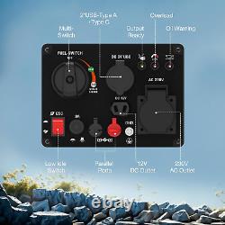 Générateur Inverter AIVOLT 1800W à essence, moteur 4 temps 80cc, portable et silencieux