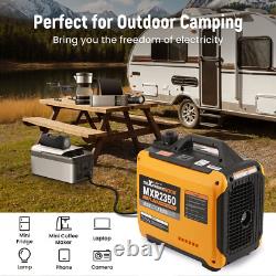Générateur Inverter Essence 1800W-2000W Portable Silencieux pour Camping Caravane 15kg