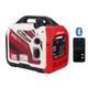 G&eacute;n&eacute;rateur Inverter Portable 3200w Essence/gpl D&eacute;marrage &Eacute;lectrique Application Bluetooth 24kg