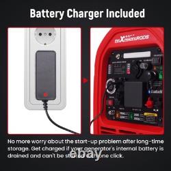 Générateur Inverter Portable 3200W Essence/GPL Démarrage Électrique Application Bluetooth 24kg