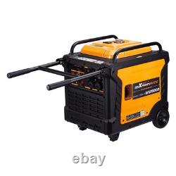 Générateur Inverter Portable 8000W Essence Démarrage Électrique + Interface ATS Pour Camping et Camping-Car