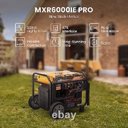 Générateur Inverter Portable Essence 5,5KW 5KVA Parallèle + Interface ATS Démarrage Électrique