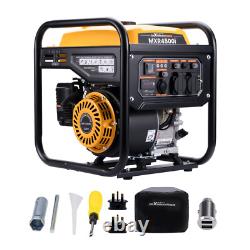 Générateur Inverter Portable à Essence 3,5KW 26kg pour Camping, Camping-Car, Téléphone/PC/Appareil Photo