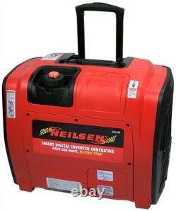 Générateur Inverter Portable à Essence Numérique Intelligent 2000W avec Démarrage Électrique