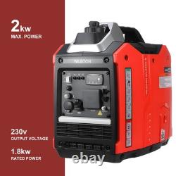 Générateur Inverter Portable à Essence Silencieux 2000W Valise 4 Temps pour Camping et Camping-Car