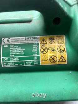 Générateur Inverter Stephill SHX 2000 Moteur Honda 1,7Kva