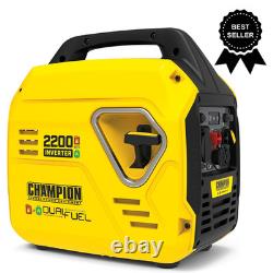 Générateur Inverter à Double Carburant Champion 92001i 2200W GPL/Essence Ultra Silencieux