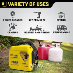 Générateur Inverter à Double Carburant Champion 92001i 2200W GPL/Essence Ultra Silencieux
