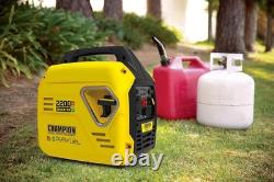 Générateur Inverter à Double Carburant Champion 92001i 2200W GPL/Essence Ultra Silencieux