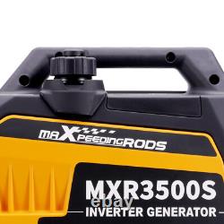 Générateur Inverter à Essence 3200W Portable E-démarrage pour Camping 3,5KW Bi-Carburant