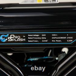 Générateur Inverter à Essence 3300W Système de Démarrage par Recul Générateur de Secours Réservoir de 11L