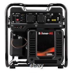 Générateur Inverter à Essence 3,0 Kw Silencieux Portable pour Camping Böhmer-AG i-5000W