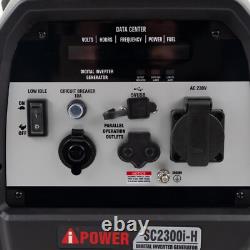 Générateur Inverter à Essence A-iPower 1.9kW Silencieux Portable en Forme de Valise avec Sortie Onde Sinusoidale