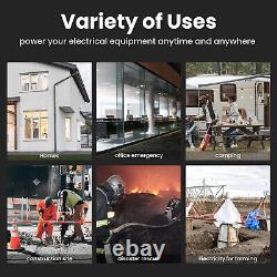 Générateur Inverter à Essence Portable 3200W pour Camping et Recharge de Téléphone en Extérieur