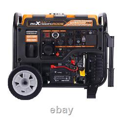 Générateur Inverter à Essence Portable 5500W 5.0kVA 4 Temps + Interface ATS Camping