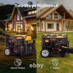 Générateur Inverter à Essence Portable 5500W 5.0kVA 4 Temps + Interface ATS Camping