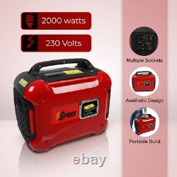 Générateur Inverter à Essence SPARK Pure Sine Wave 2kW Valise 2000W, 2000 watts