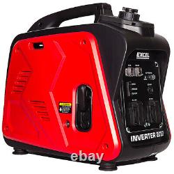 Générateur Inverter à Essence Valise 4 Temps 2,0kW 100CC Alimentation Électrique Extérieure