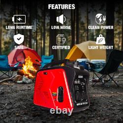Générateur Inverter à Essence Valise 4 Temps 2,0kW 100CC Alimentation Électrique Extérieure