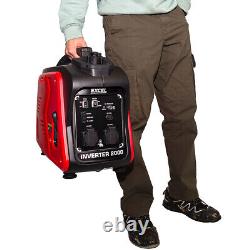 Générateur Inverter à Essence Valise 4 Temps 2,0kW 100CC Alimentation Électrique Extérieure