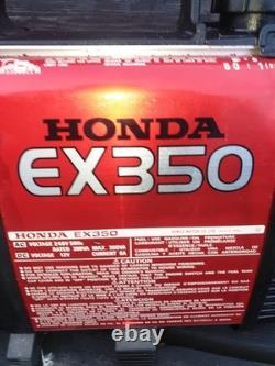 Générateur Portable Honda EX350 Moteur 2 Temps Dernière Utilisation Fonctionnait Bien