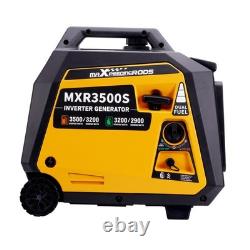 Générateur Portable Inverseur 3.5KVA 3200W Essence / GPL Genset Kit de Roues