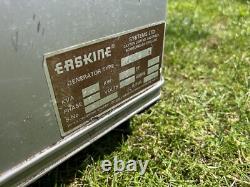 Générateur Portable à Essence Erskine Classique Rare Japon Breadsall Derby Projet