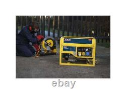 Générateur Sealey GG7500 6000W 110/230V 13hp Source d'alimentation industrielle à l'huile portable
