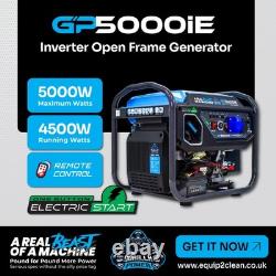 Générateur à cadre ouvert Gorilla Power 5000W avec démarrage électrique GP5000iE