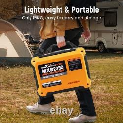 Générateur à essence 1800W 2000W moteur 4 temps portable pour voyage en RV camping mode éco