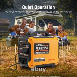 Générateur à essence 1800W 2000W moteur 4 temps portable pour voyage en RV camping mode éco