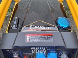 Générateur à essence 3KW 230v & 12V Machine de qualité Lumag G3E sur châssis à roues