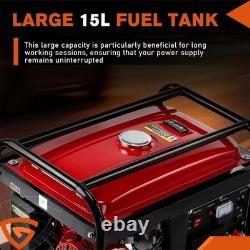 Générateur à essence 3,2 kW 6,5 CV 240V/110V/12V/50HZ Prise UK pour intérieur et extérieur