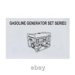 Générateur à essence 3.2kW 3.4kVA 110V / 230V / 12V 6.5hp 196cc Grand réservoir de carburant de 15L