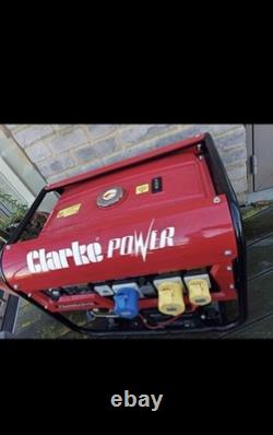 Générateur à essence CLARKE PG6500ADVES EURO 5 5.5kVA (230V/110V) à double tension