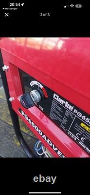 Générateur à essence CLARKE PG6500ADVES EURO 5 5.5kVA (230V/110V) à double tension