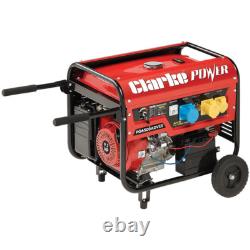 Générateur à essence CLARKE PG6500ADVES Euro 5 5.5kVA (230V/110V) Double tension
